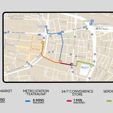 דירה Oborishte Family Elegance With Garden View